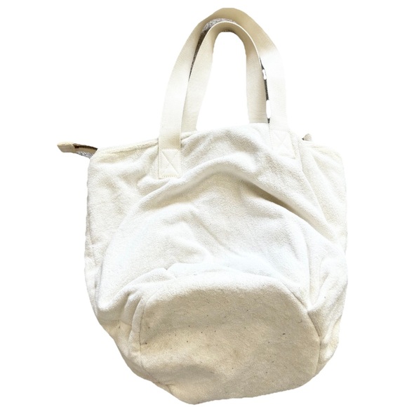 Stoney Clover Lane Bucket/Tote/Shoulder Bag Terry Cloth Trendy Functional - Picture 2 of 7